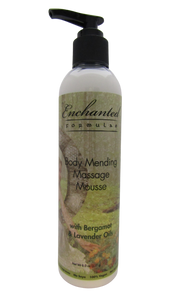 BODY MENDING MASSAGE MOUSSE with Bergamot & Lavender Oils