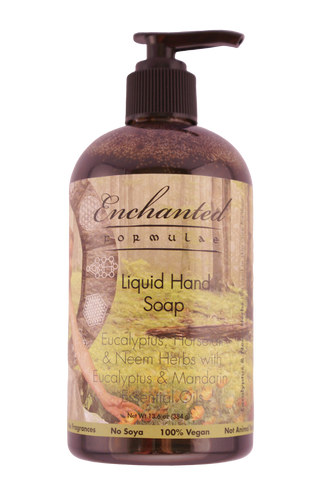 LIQUID HAND SOAPS with Herbs & Essential Oils