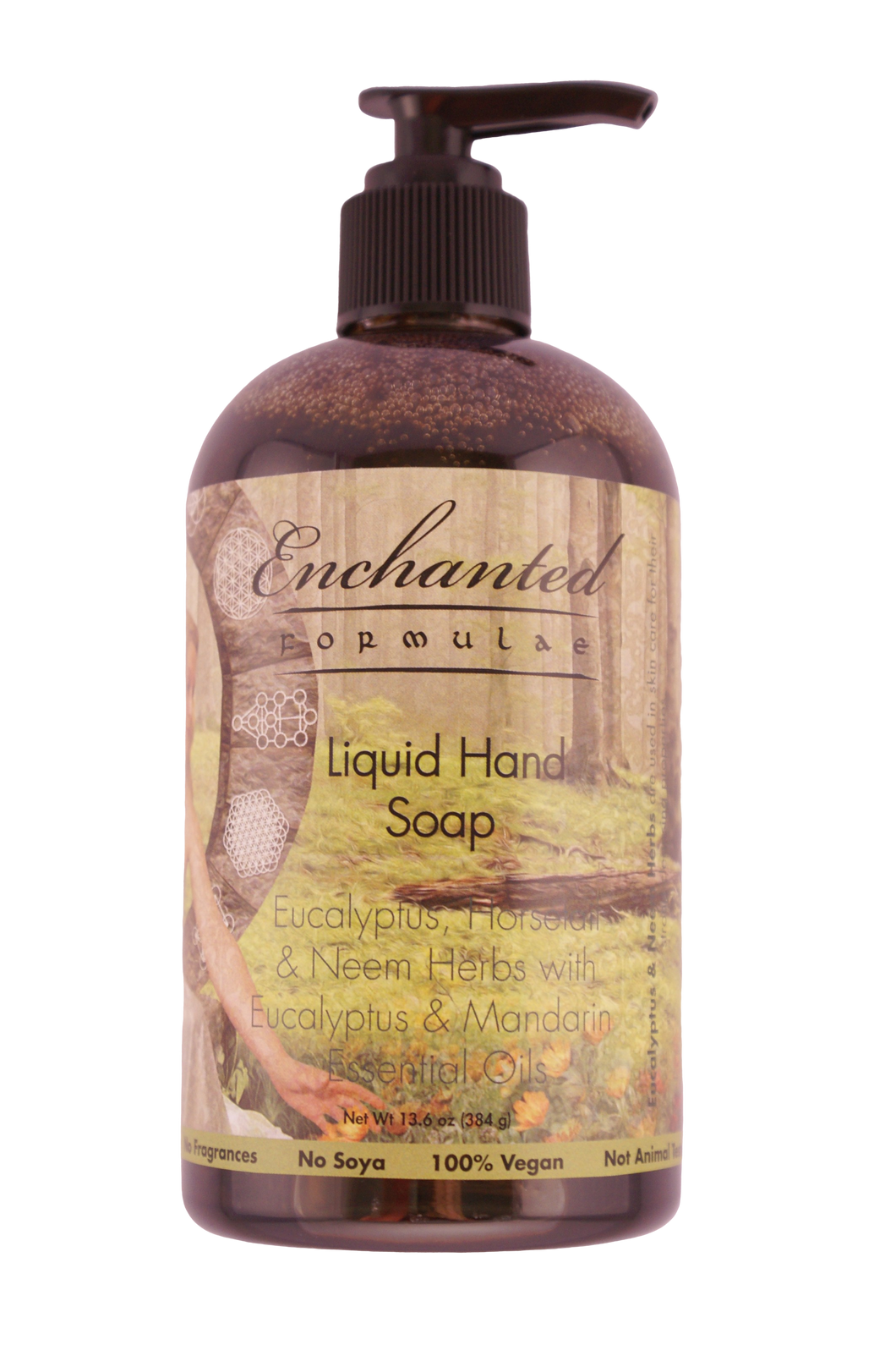 LIQUID HAND SOAPS with Herbs & Essential Oils